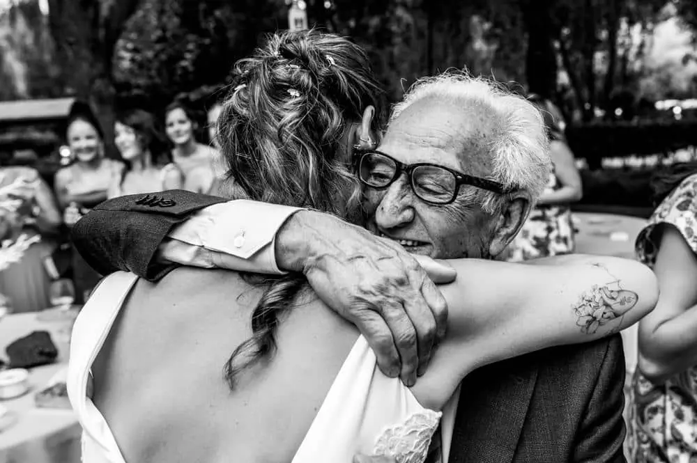 Boda de Yolanda y Luis, documentation en blanco y negro